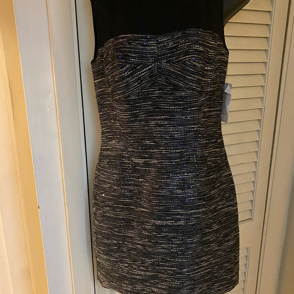 NEW!!!! Black sparkly dress size 4